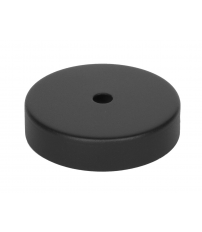 N296N FLORON DECORATIVO METALICO NEGRO 80X15mm