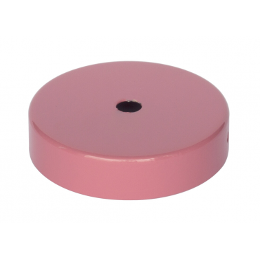 N296RS FLORON DECORATIVO METALICO ROSA 80X20mm