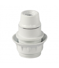 101535002 PORTALAMPARAS BAQUELITA SEMIROSCADO E14 BLANCO GSC