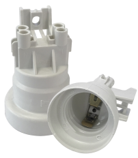 4761B PORTALAMPARAS E27 P/APLIQUE A PRESION FENOPLASTICA