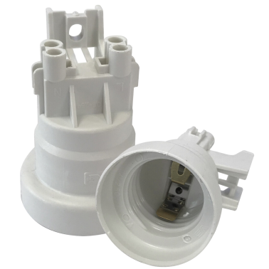 4761B PORTALAMPARAS E27 P/APLIQUE A PRESION FENOPLASTICA