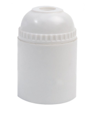 IL552903 PORTALAMPARAS LISO E27 TERMOPLASTICO BLANCO SIMON BRICO