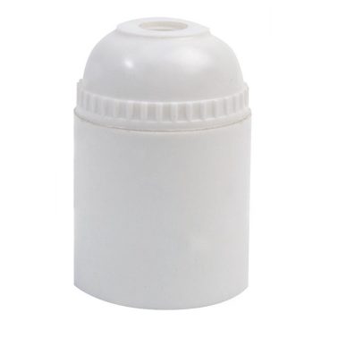 IL552903 PORTALAMPARAS LISO E27 TERMOPLASTICO BLANCO SIMON BRICO