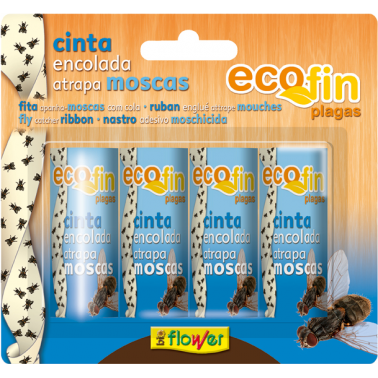 CINTA ENCOLADA MOSCAS 70544 4PZ BLISTER