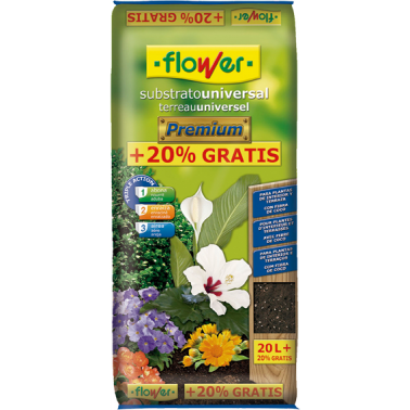 SUBSTRATO UNIVERSAL FLOWER PREMIUM 4-80154 20L+20%