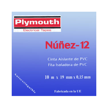 CINTA AISLANTE PVC 5070-10MX19MM NEGRA