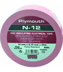 CINTA AISLANTE PVC 6440-25MX19MM ROSA 5G