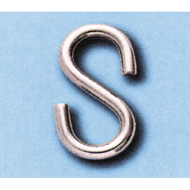 GANCHO "S" SIMETRICO INOX. AISI316 06MM