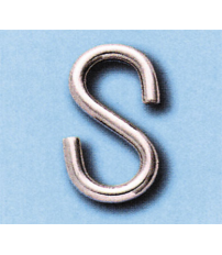 GANCHO "S" SIMETRICO INOX. AISI316 08MM