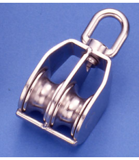 POLEA INOX DOBLE GIRATORIA 25MM