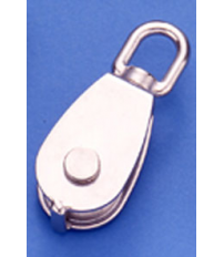 POLEA INOX SIMPLE GIRATORIA 32MM