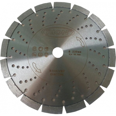 DISCO CANTERO RION R1007/DP 230X3,2X22,2 12MM