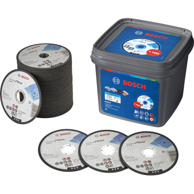 DISCO ABRASIVO 125X1,0 C.METAL CUBO100U