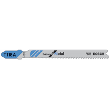 HOJA SIERRA CALAR BOSCH T118A 1-3MM METAL BL5PZ