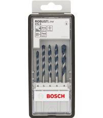 JUEGO DE BROCAS BOSCH HORMIGON ROBUSTLINE CYL5 5 PIEZAS