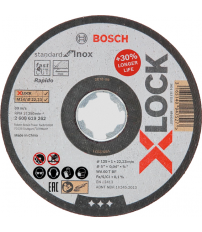 DISCO X-LOCK STAND.INOX 115X1MM LATA 10