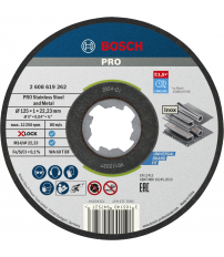 DISCO X-LOCK STAND.INOX 125X1MM LATA 10