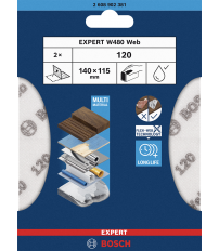 LIJA REC.EXPERT W480 115X140MM G180 BL2