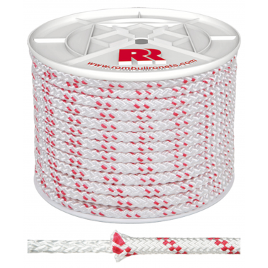 BOBINA CUERDA TRENZADA POLIESTER 8MM/100MT