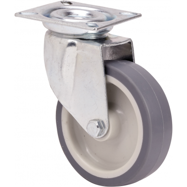 RUEDA TW0231 Ã 80 POLIAMIX GOMA GRIS