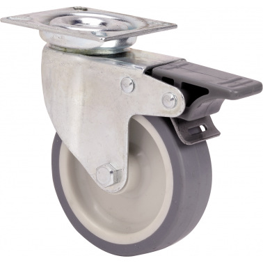 RUEDA TW0237 Ã 50 FRENO POLIAM GOMA GRIS