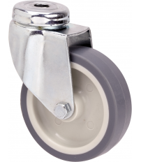 RUEDA TW0243 M10 Ã 80 POLIAMIX GOMA GRIS