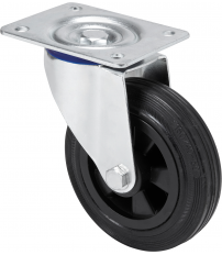 RUEDA TW0254 Ã¸ 100 POLIAMIX GOMA NEGRO