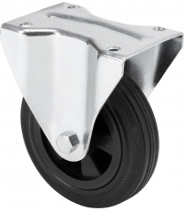RUEDA TW0258 Ã¸ 80 POLIAMIX GOMA NEGRO