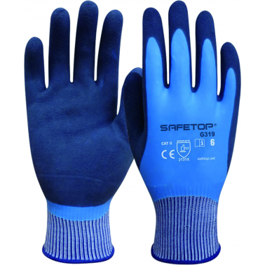 GUANTE LATEX RAINSOFT BICAPA G319 T-10