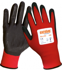 GUANTE FIT-O-LITE NITRILO G101 T-07 ROJO