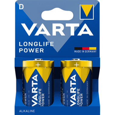 PILA ALC.POWER-LR-20 D BLISTER(2) VARTA