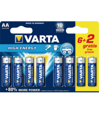 PILA ALC.4906-LR-06 AA BLISTER(6+2)VARTA