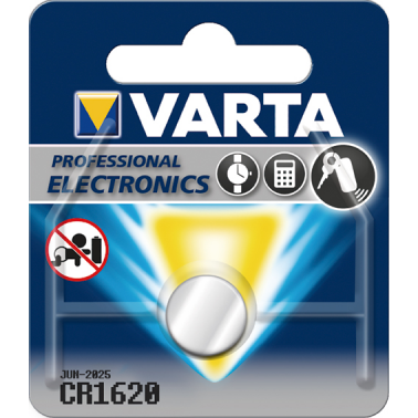 PILA BOTON LITIO CR1620 3V VARTA