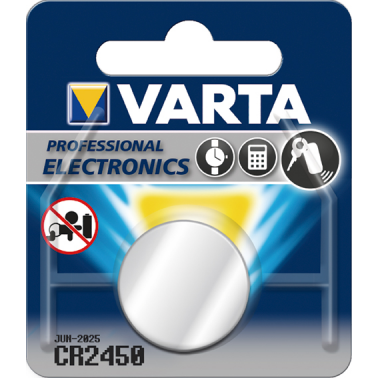 PILA BOTON LITIO CR2450 3V VARTA