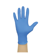 502070045 100 uds GUANTES DESECHABLES DE NITRILO AZUL TALLA S HANTUMS