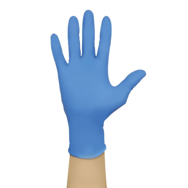 502070046 100 uds GUANTES DESECHABLES DE NITRILO AZUL TALLA M HANTUMS