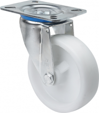 RUEDA 2/0235 S.ZV ø 80 POLIAMIX BLANCO
