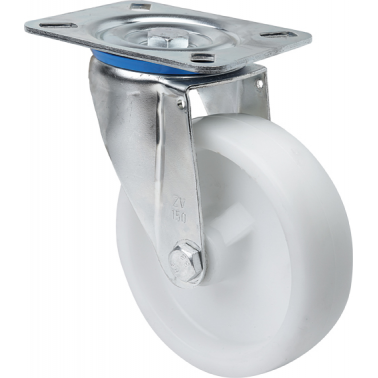 RUEDA 2/0235 S.ZV ø 80 POLIAMIX BLANCO