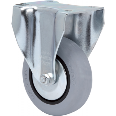 RUEDA 2/2460 S.BH ø 100 GOMA GRIS