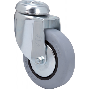 RUEDA 3/0008 S.BH ø 100 GOMA GRIS