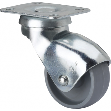 RUEDA 3/0017 S.H ø 40 PLASTICO GRIS