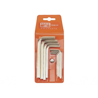 JUEGO LLAVES ALLEN ACODADAS 11 PIEZAS BAHCO