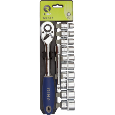 JUEGO LLAVE CARRACA IRIMO 1/2+10VASOS 109-12-4 12PZS