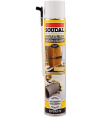 ESPUMA POLIURETANO SOUDAL 750ML MANUAL