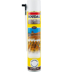 ESPUMA TEJA SOUDAL 750ML MANUAL