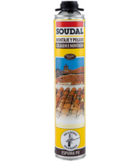 ESPUMA TEJA SOUDAL 750ML PISTOLA