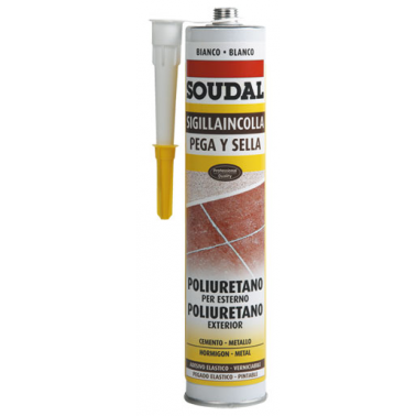 MASILLA POLIURETANO SOUDAL 300ML BLANCO