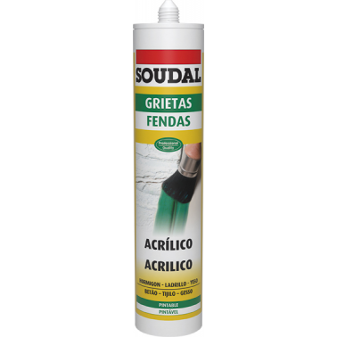 MASILLA ACRILICA GRIETAS 300ML-115790BCO