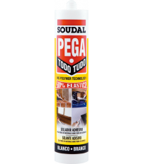 POLIMERO PEGA TODO 290ML SOUDAL BLANCO