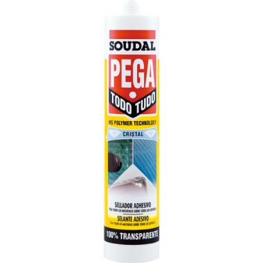 POLIMERO PEGA TODO 290ML SOUDAL CRISTAL